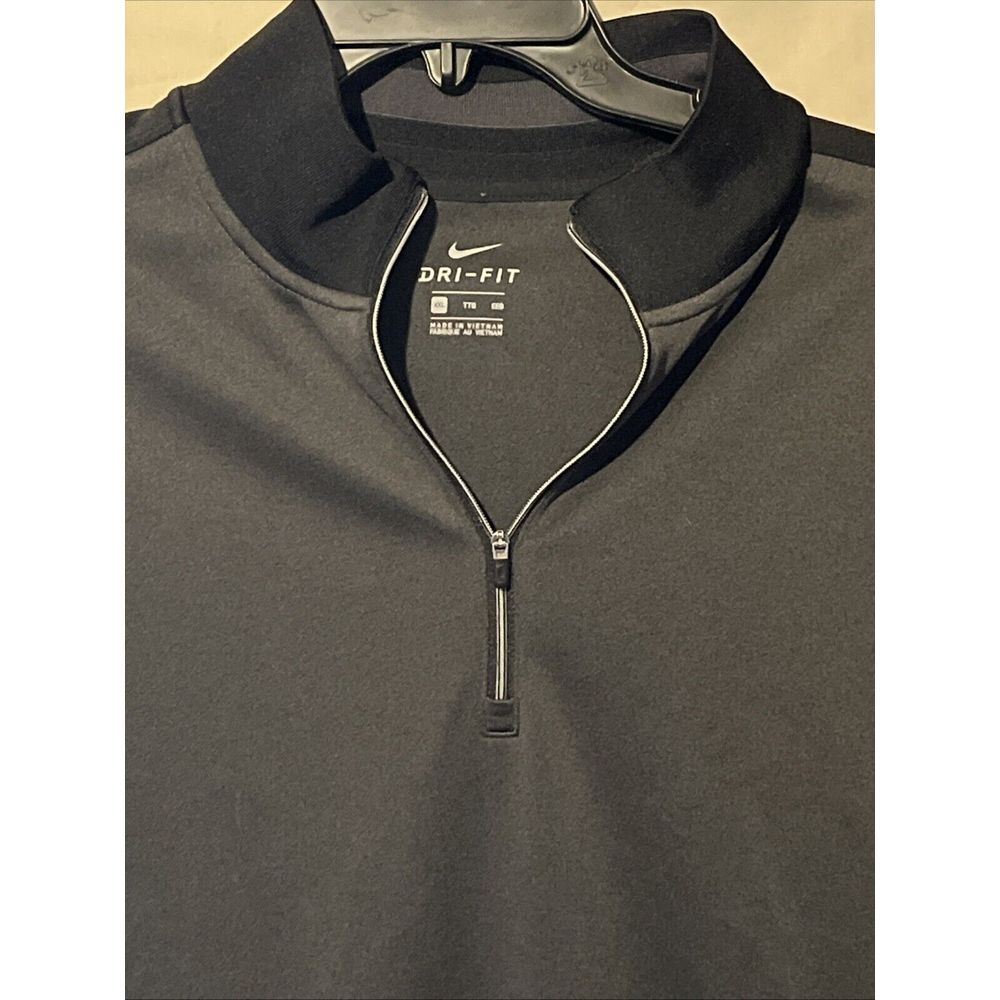 Nike Dri-Fit 1/4 Zip XXL Pull Over With Logo - Picture 2 of 6